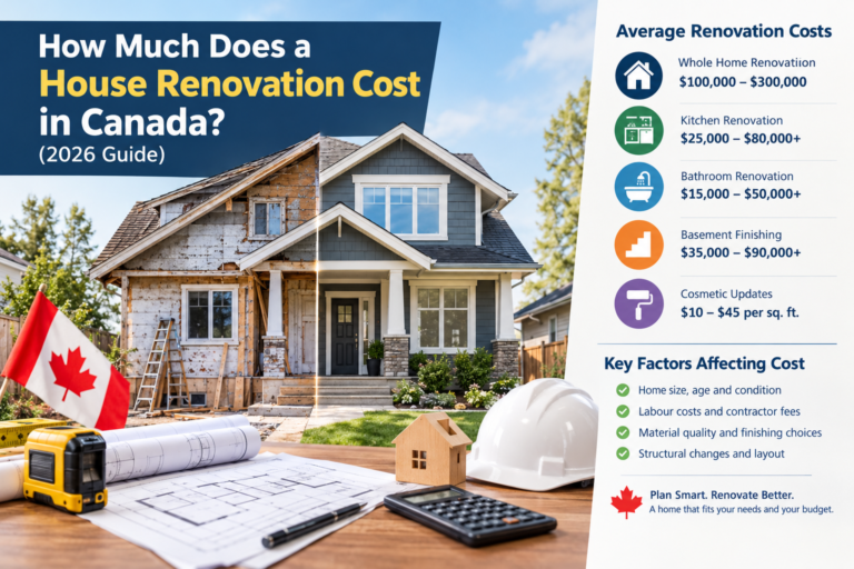 How Much Does a House Renovation Cost in Canada? (2026 Guide)